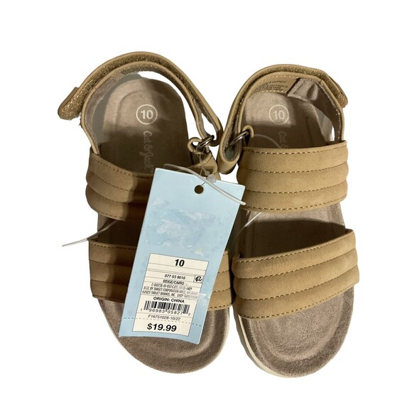 Cat & Jack Three Pairs Of Toddler Girl Sandals Size 10 NWT - Picture 2 of 11